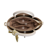 En-ji Sarang Handbag - Cream