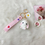 En-ji Tokki Bag Charm - White - EN-JI