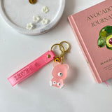 En-ji Kuro Bag Charm - Pink Berry