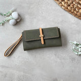 En-ji Sujin Wallet - Olive - EN-JI