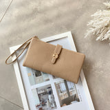 En-ji Chaerim Wallet - Almond