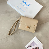 En-ji Hachi Wallet - Cream