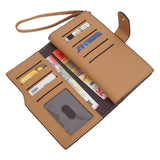 En-ji Furiko Long Wallet - Khaki