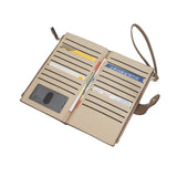 En-ji Naiko Long Wallet - Almond