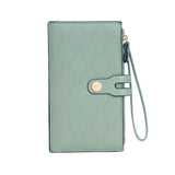 En-ji Kimi Long Wallet - Olive