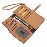 En-ji Minori Long Wallet - Brown