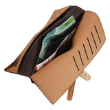 En-ji Minori Long Wallet - Brown