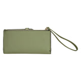 En-ji Minori Long Wallet - Olive