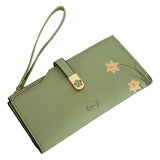 En-ji Minori Long Wallet - Olive
