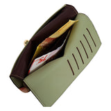 En-ji Minori Long Wallet - Olive