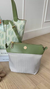 En-ji Suga Handbag - Olive