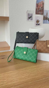 En-ji Furiko Long Wallet - Green