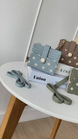 En-ji Reiji Card Wallet - Olive