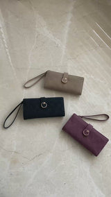 En-ji Saena Wallet - Plum