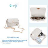 En-ji Meona Slingbag Wanita - Pearlgrey