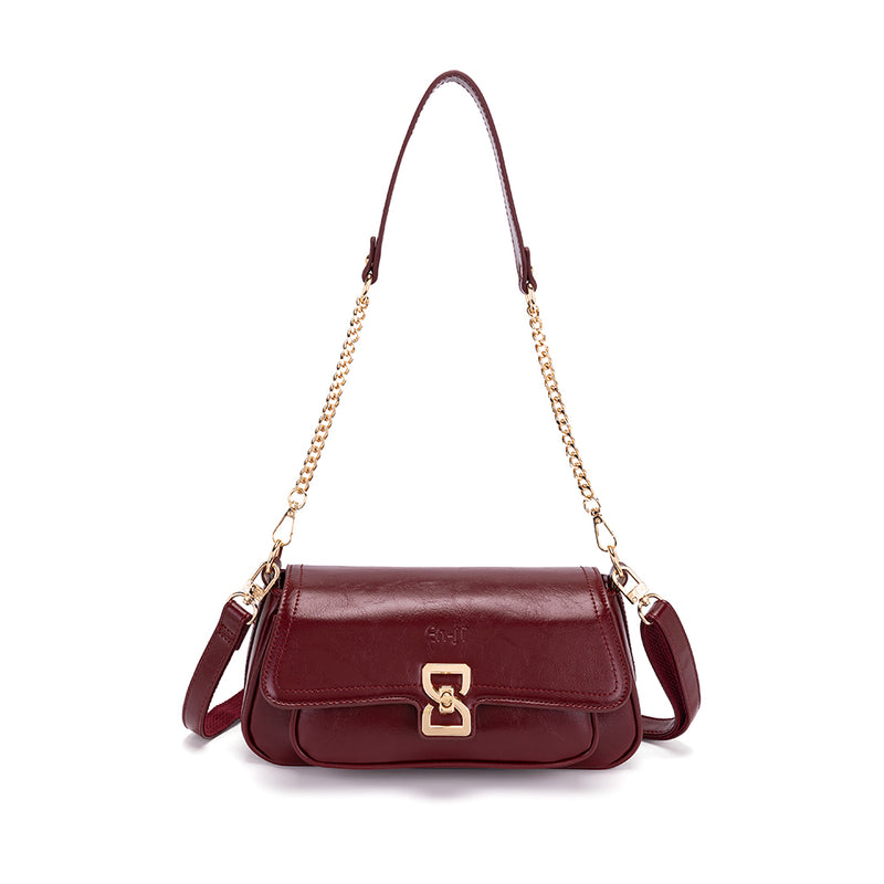 En-ji Sawon Shoulderbag Wanita - Cherryred