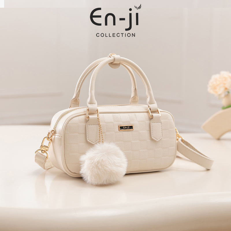 En-ji Yosel Handbag Wanita - Cream