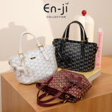 En-Ji Yama Handbag Wanita - Burgundy