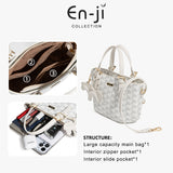 En-Ji Yama Handbag Wanita - Ivory