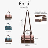 En-Ji Mumu Slingbag Wanita - Denim blue