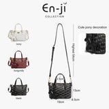 En-Ji Zumi Handbag Wanita - Ivory