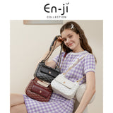 En-Ji  Nami Shoulderbag Wanita - Black