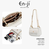 En-Ji Nami Shoulderbag Wanita - Ivory