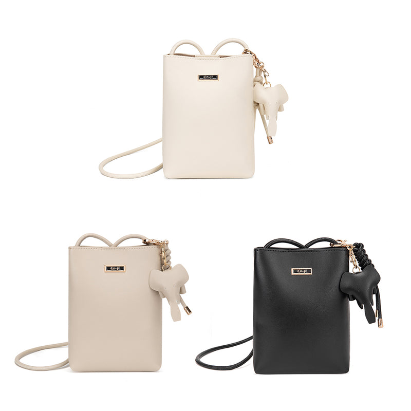 En-ji Jesol Slingbag Wanita - Ivory