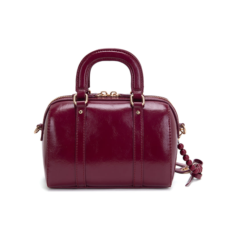 En-ji Yibon Handbag - Cherryred