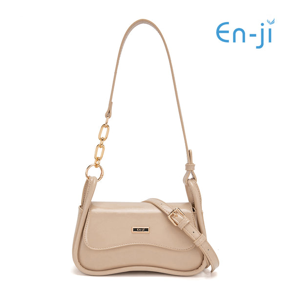 En-ji Manbi Slingbag Wanita - Cream