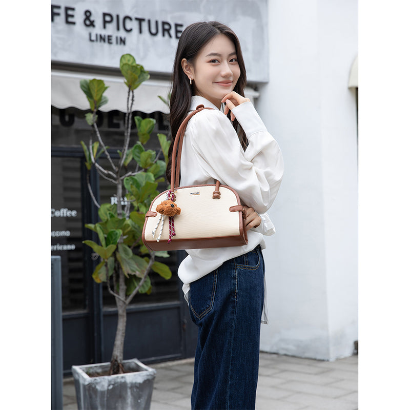 En-ji Junhyo Shoulderbag - Chestnut