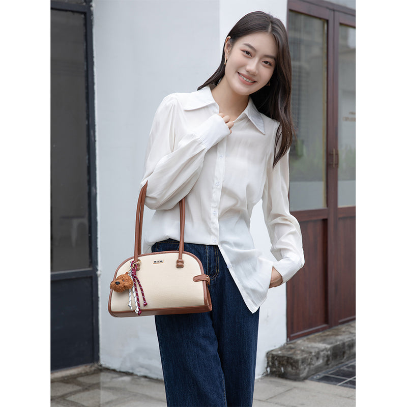 En-ji Junhyo Shoulderbag - Chestnut