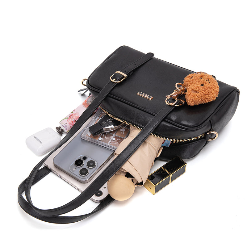 En-ji Numi Shoulderbag Wanita - Black