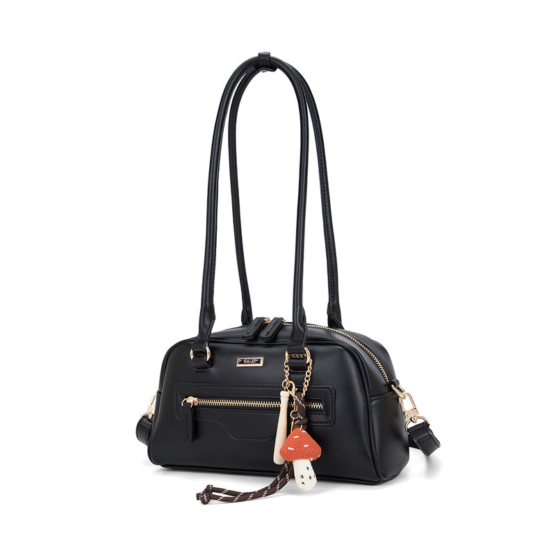 En-ji Minako Shoulderbag Wanita - Black