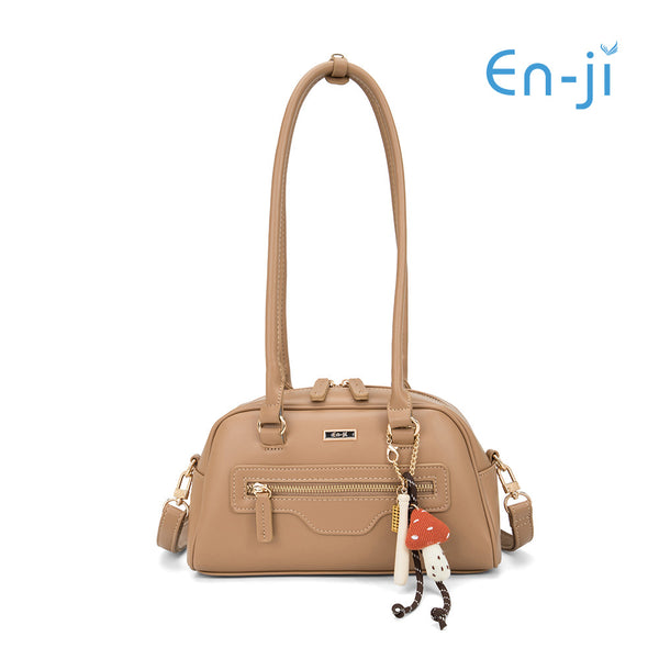 En-ji Minako Shoulderbag Wanita - Chestnut