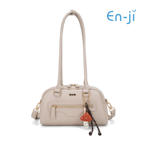 En-ji Minako Shoulderbag Wanita - Cream