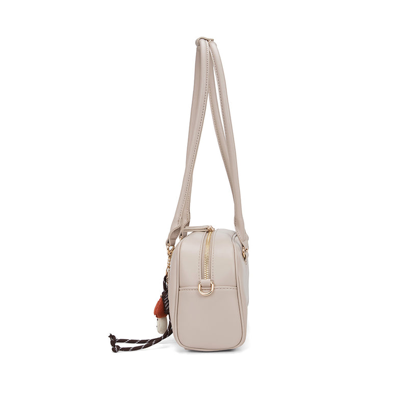 En-ji Minako Shoulderbag Wanita - Cream