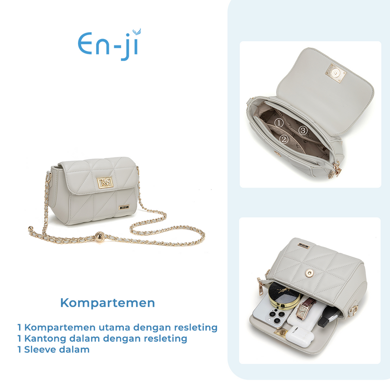 En-ji Seoha Slingbag Wanita - Black