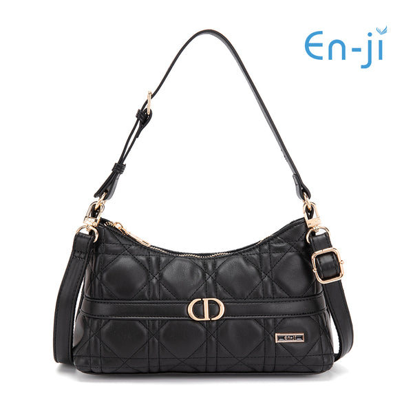En-ji Munra Shoulderbag Wanita - Black
