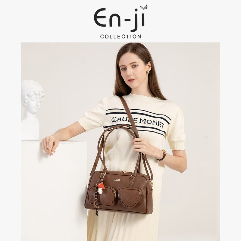 En-ji Yonjung Shoulderbag Wanita - Cherryred