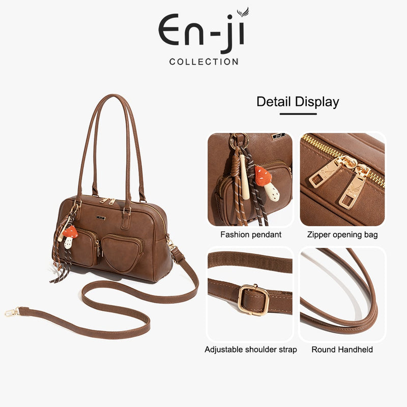 En-ji Yonjung Shoulderbag Wanita - Cherryred