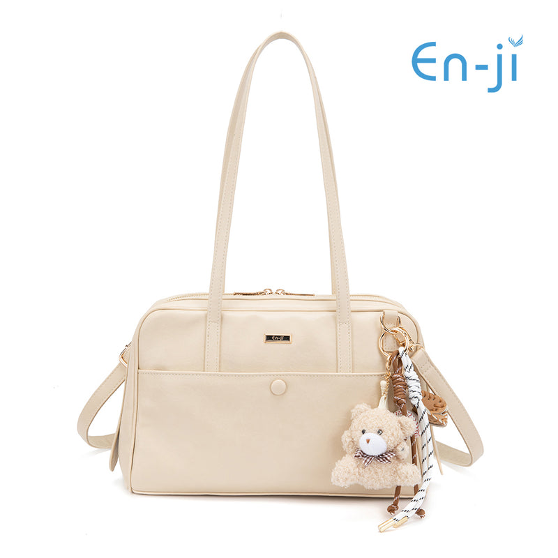 En-ji Hosun Shoulderbag Wanita - Cream