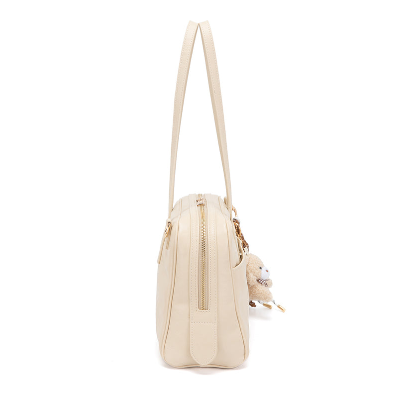 En-ji Hosun Shoulderbag Wanita - Cream