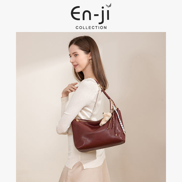 En-ji Nodam Shoulderbag Wanita - Cherryred