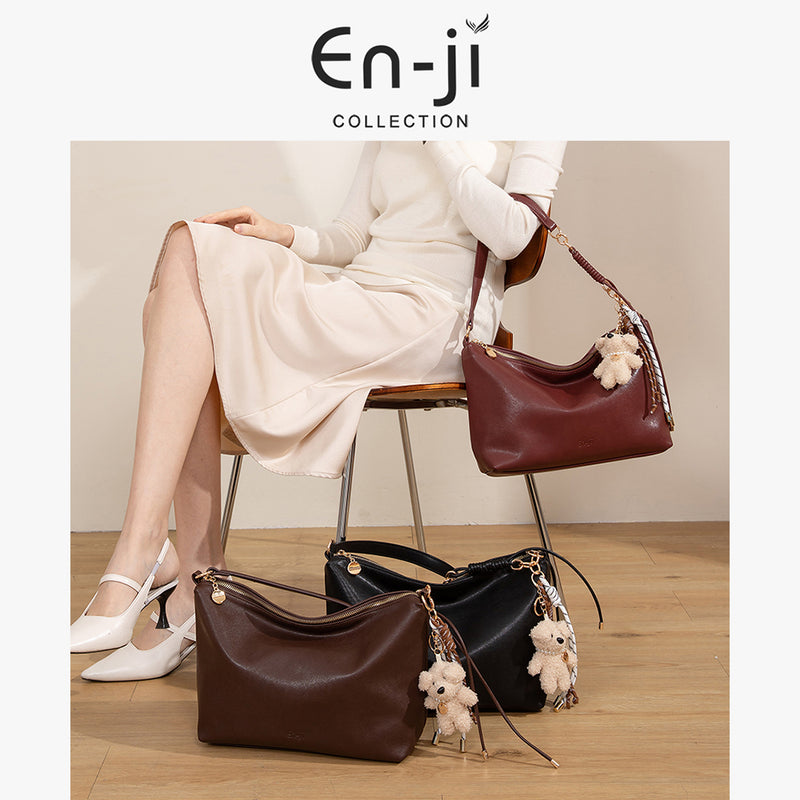 En-ji Nodam Shoulderbag Wanita - Black