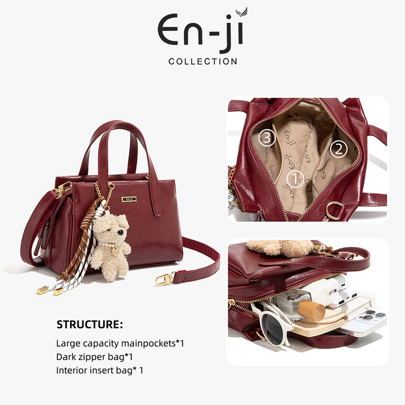 En-ji Yomna Handbag Wanita - Cream