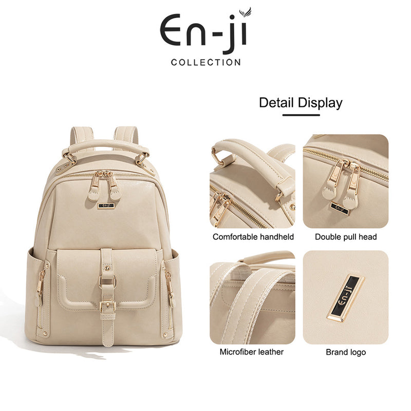 En-ji Yobum Backpack Wanita - Nougat