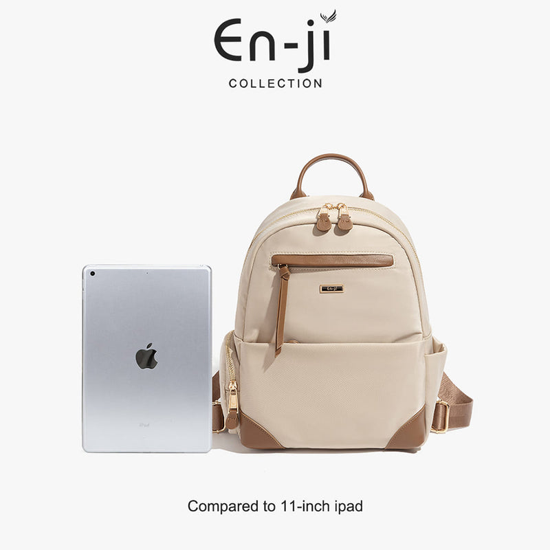 En-ji Neyobi Backpack Wanita - Cream