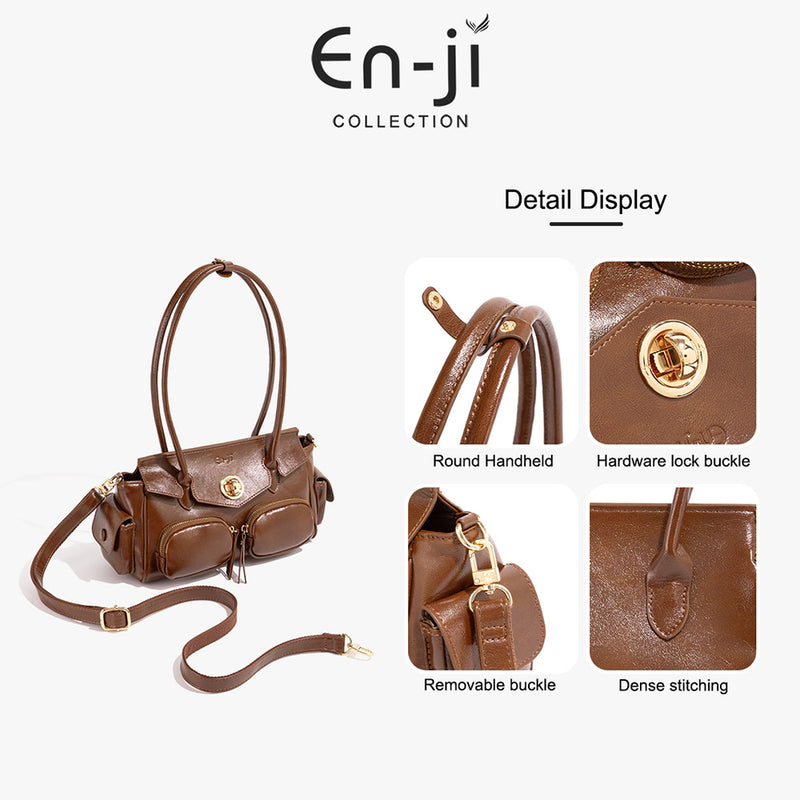 En-ji Inji Shoulderbag Wanita - Black