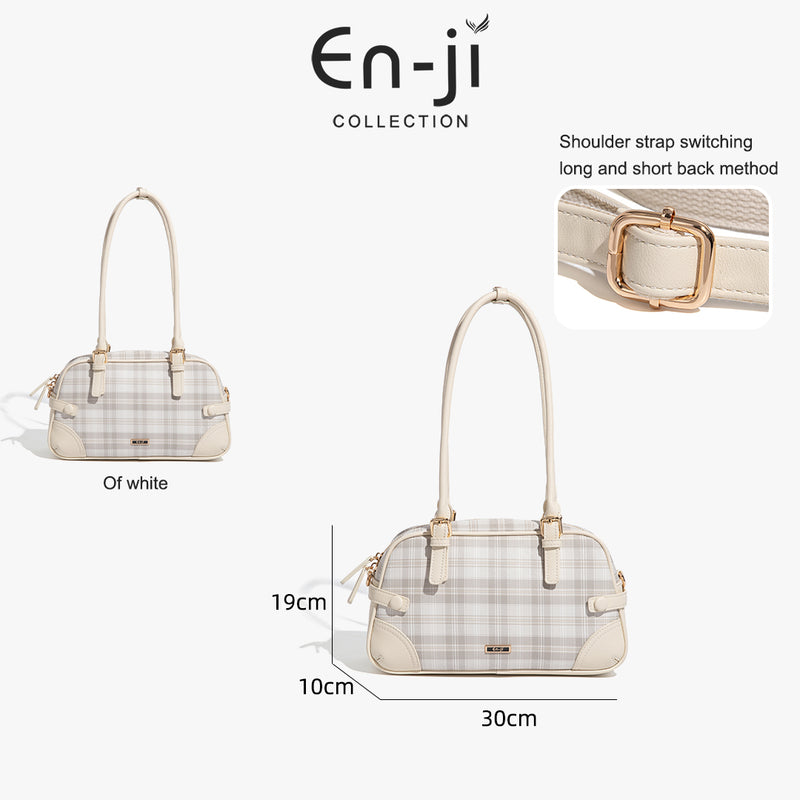 En-ji Yunjung Shoulderbag Wanita - Cream